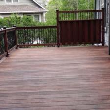Ipe Deck SoftWash Cleaning and Oiling on Spring Lane in West Caldwell, NJ 6